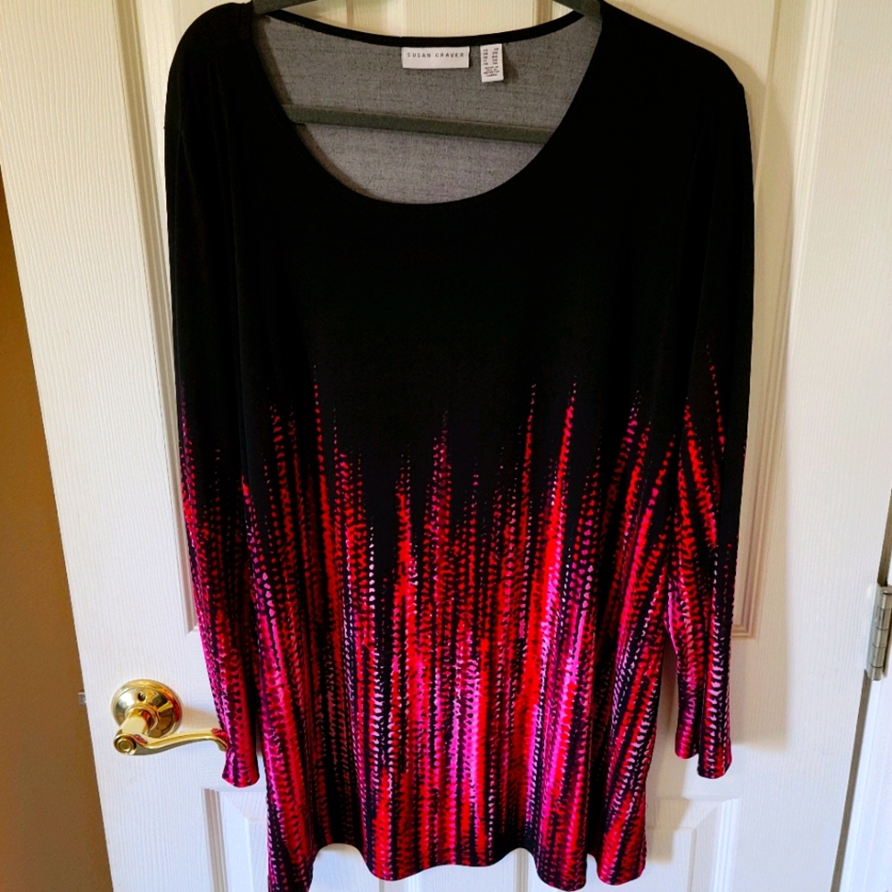Susan Graver liquid knit top
